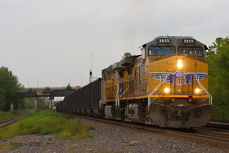 Southbound UP Loaded Coal Train
